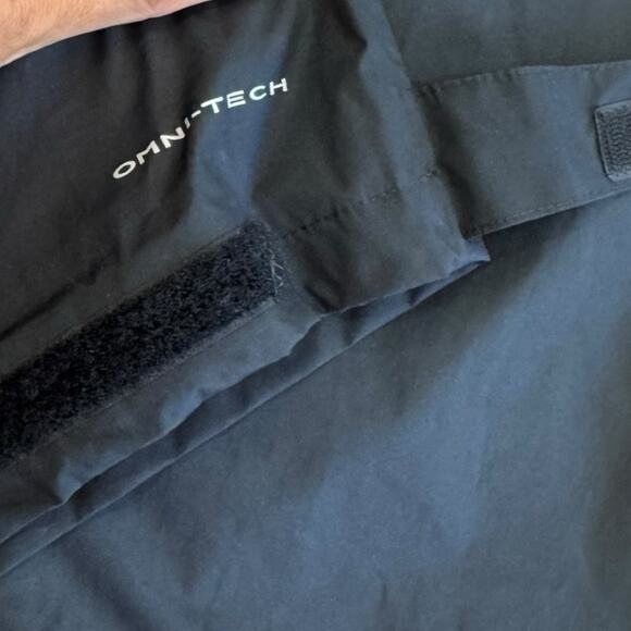 COLUMBIA Black Trail adventure pant NEW Youth size XL  RAIN Pants with Omni-Tech - Picture 7 of 11